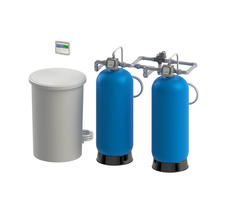 HydroION PARA Parallelanlage mit zwei Drucktanks und Solebehälter