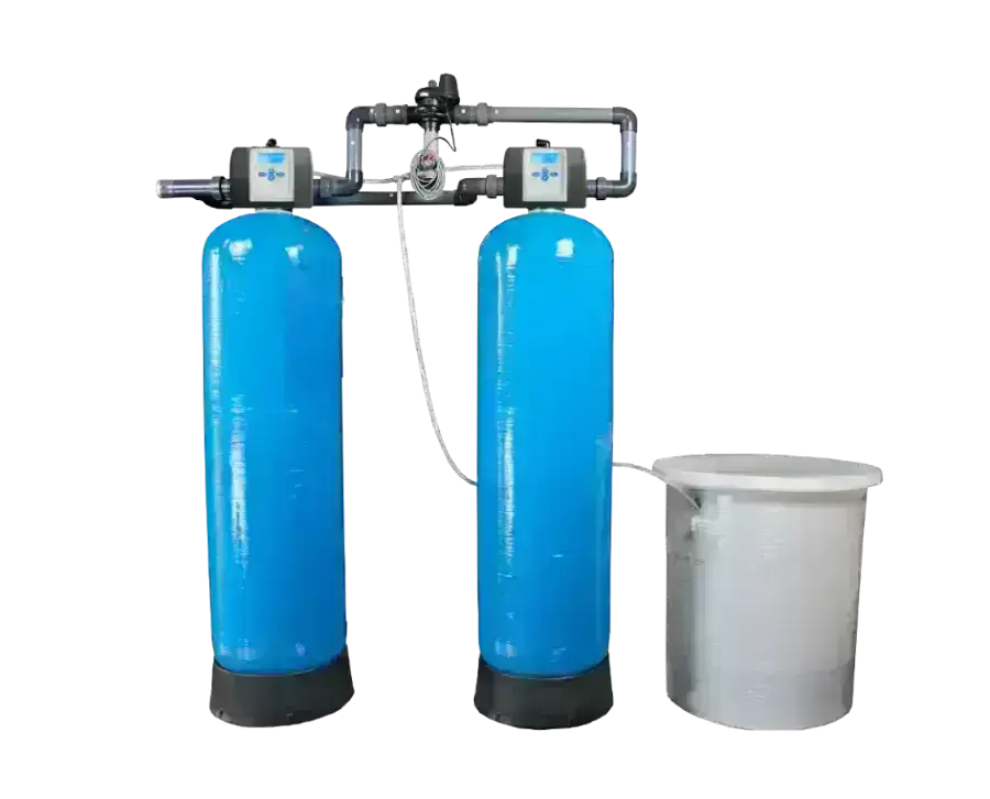 Große VAD Duplex-Enthärtungsanlage mit Solebehälter